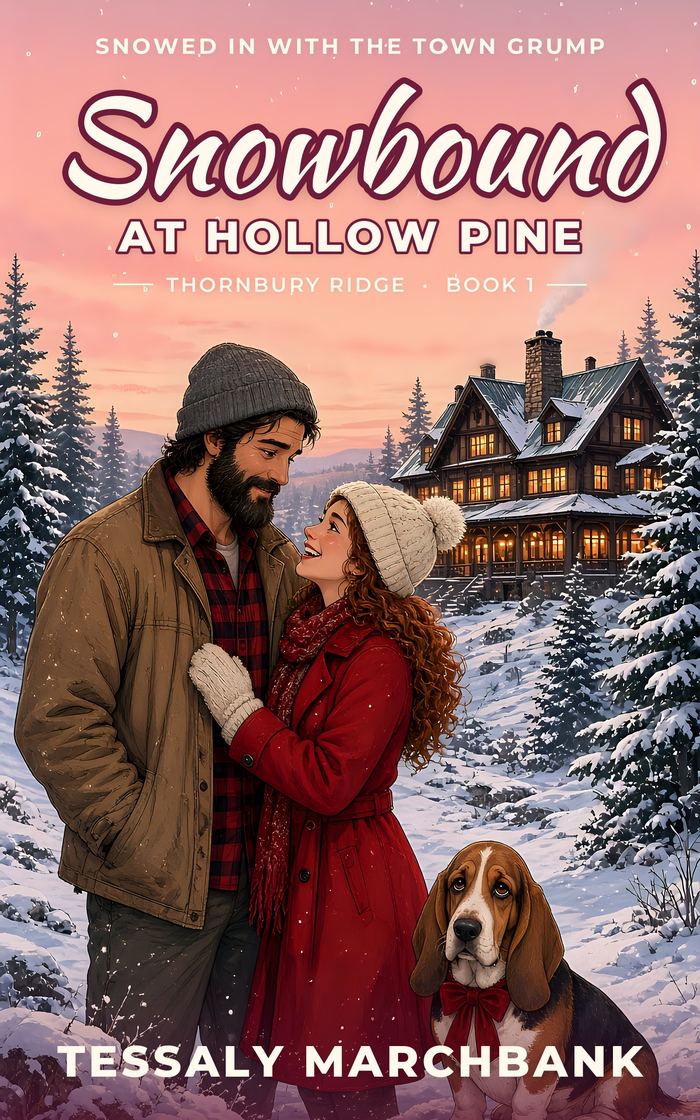 Snowbound at Hollow Pine by Tessaly Marchbank book cover